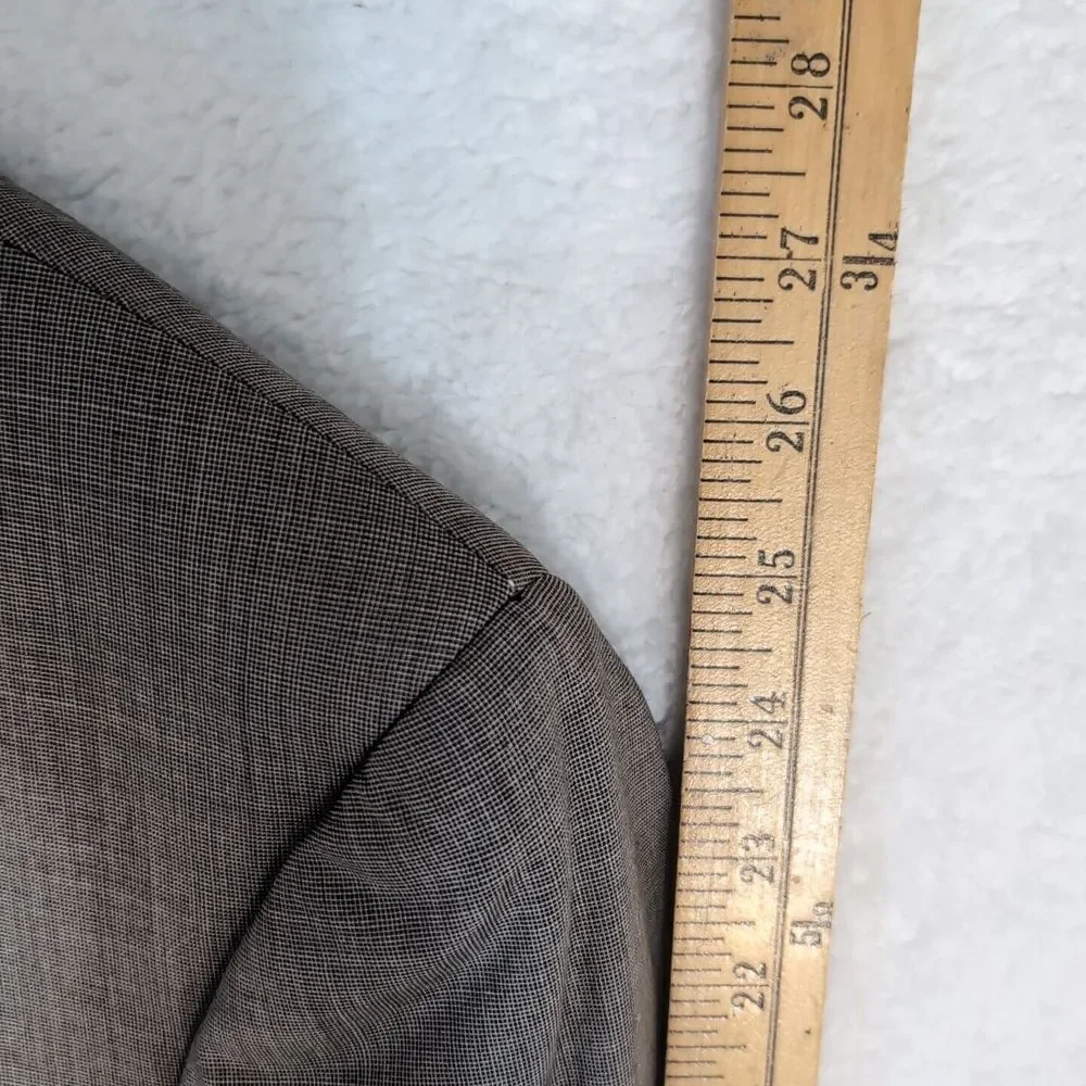 Brooks Brothers‎ Blazer 42L Long Loro Piana Wool 1818 Madison Brown/Gray